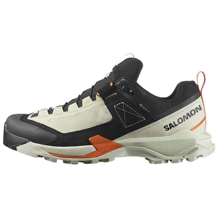 SALOMON Slip Resistant Abrasion Resistant Slip Resistant Abrasion Resistant Low top Hiking Shoes Unisex Black Green