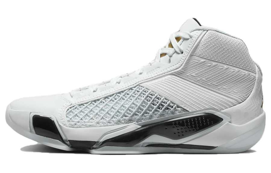 Jordan Jordan Air Jordan 38 'FIBA' Cushioning Mid top Basketball Shoes Men's Gray International Version