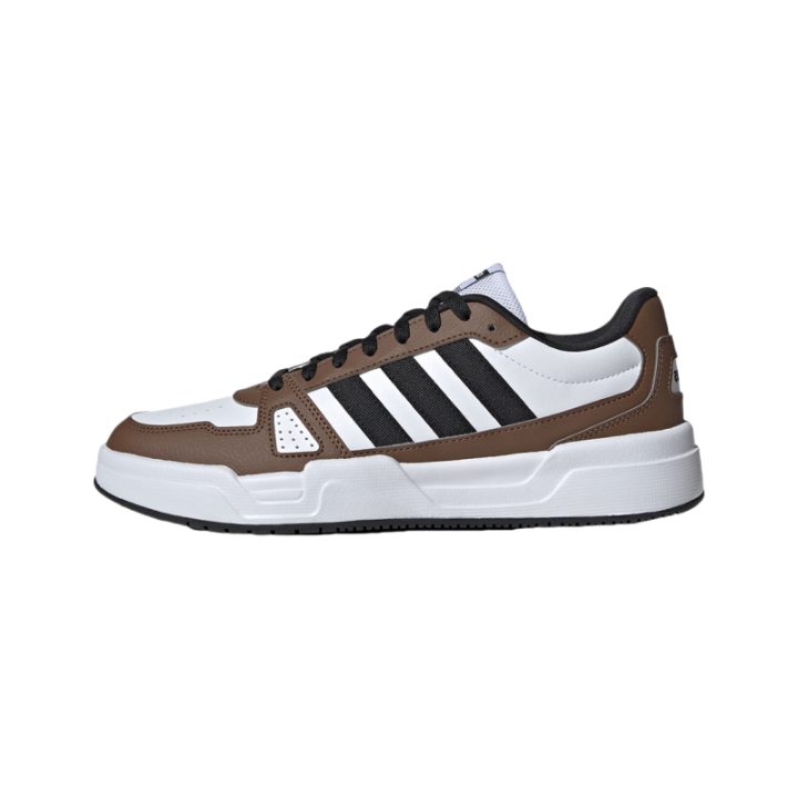 Adidas Adidas Slip Resistant Abrasion Resistant Low top Skateboard Shoes Unisex White Brown