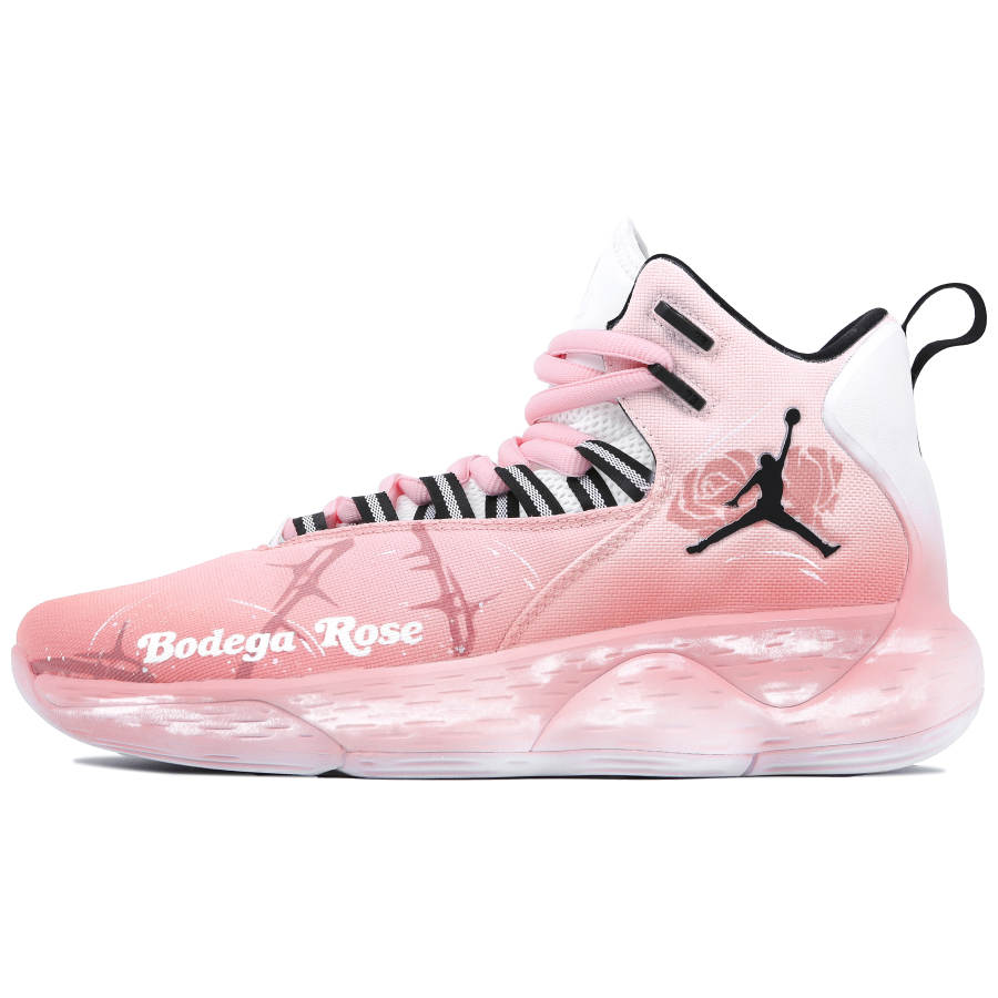 Jordan Jordan Super.Fly MVP Slip Resistant Lightweight Non slip Lightweight High top Basketball Shoes Men's Pink