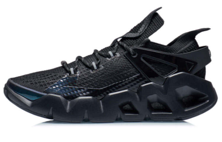 Li-Ning Li Ning Essence 2.3 Delta Cushioning Breathable Low top Vintage Basketball Shoes Women's Black
