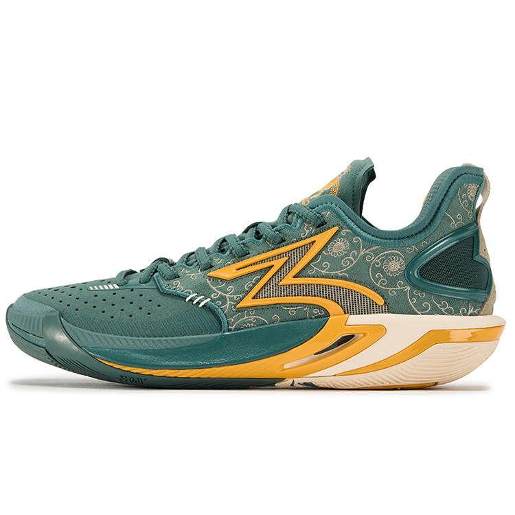 361° BIG3 6.0 Pro Abrasion Resistant Breathable Low top Basketball Shoes Men's Dark Pine Green