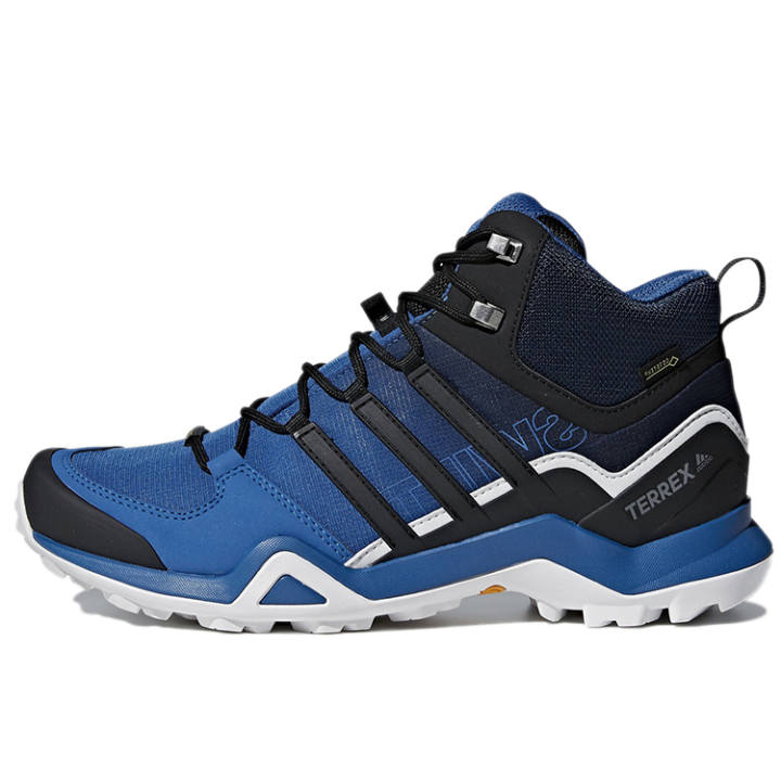 Adidas Adidas Terrex Swift Mountaineering & Hiking Shoes Men's Mid Top Blue/Black
