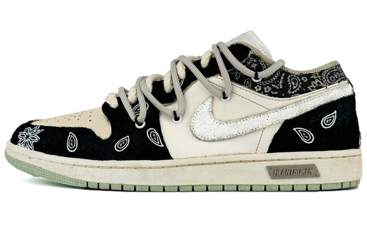 Jordan Jordan Air Jordan 1 Suixin, Paisley Slip Resistant Abrasion Resistant Cushioning
