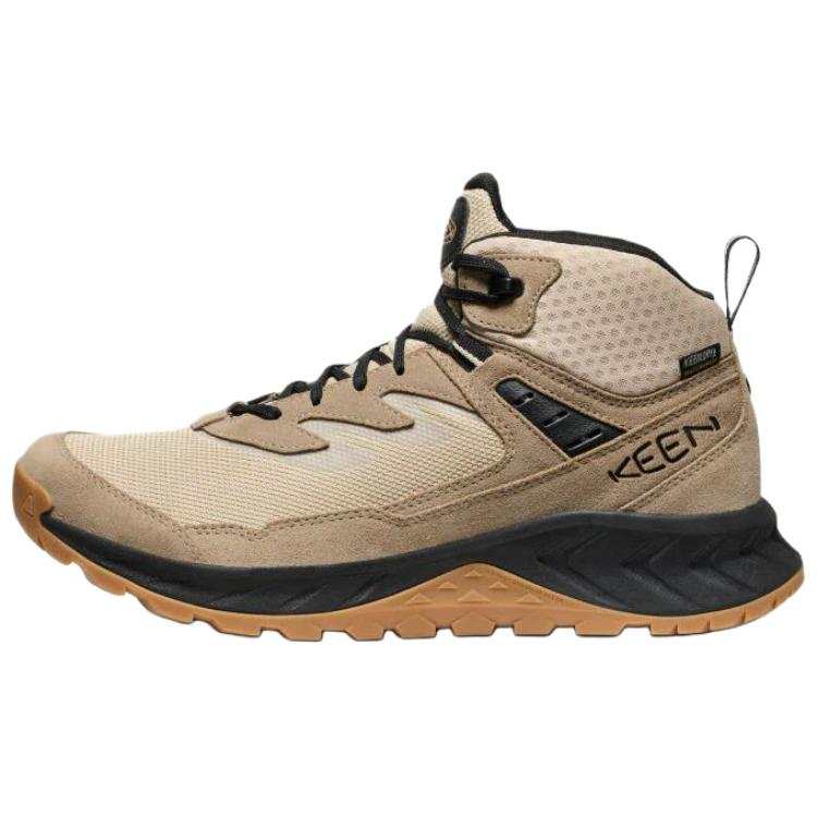 Keen HIGHTRAIL Abrasion Resistant Breathable Mid top Mountaineering Shoes Men's Brown