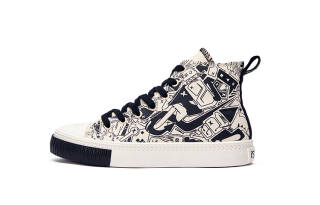 ISTEP Canvas Shoes Men's High Top Black