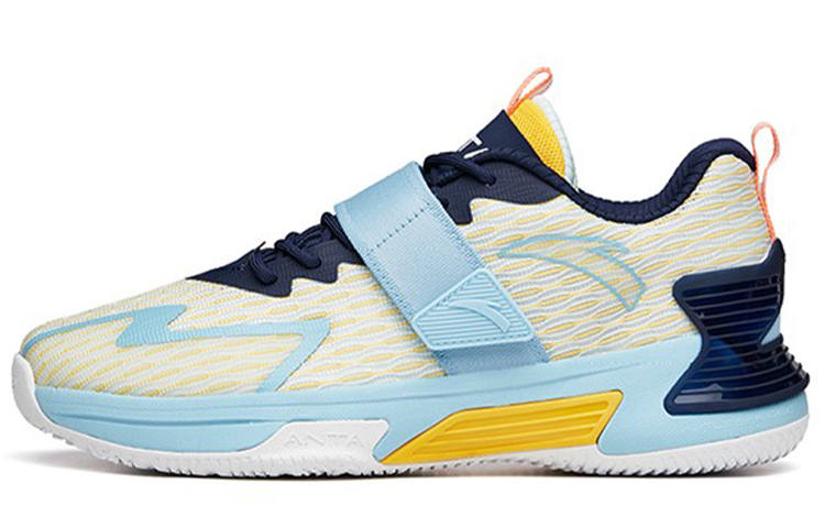 Anta Hengsao3 Textile, Synthetic Leather Cushioning Slip Resistant Abrasion Resistant Low top Basketball Shoes Men's