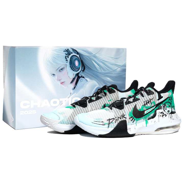 Nike Nike Air Max Impact 3 Cushioning Low top Basketball Shoes Men's Blue Green White