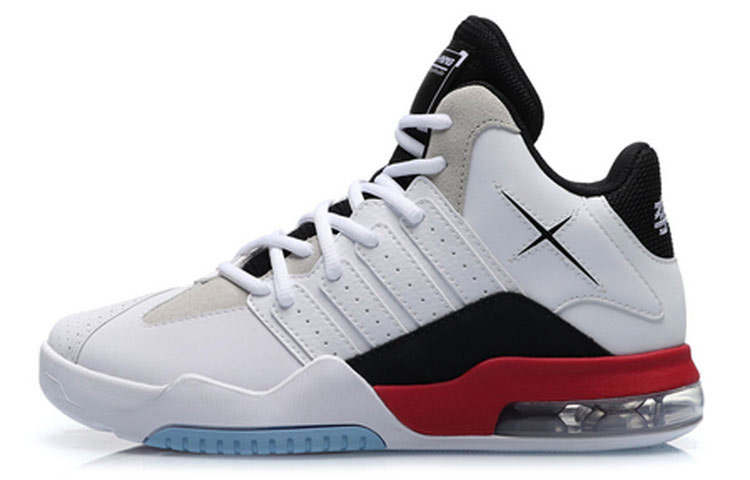 Li-Ning Li Ning Synthetic Leather Slip Resistant Abrasion Resistant Slip Resistant Abrasion Resistant Mid top