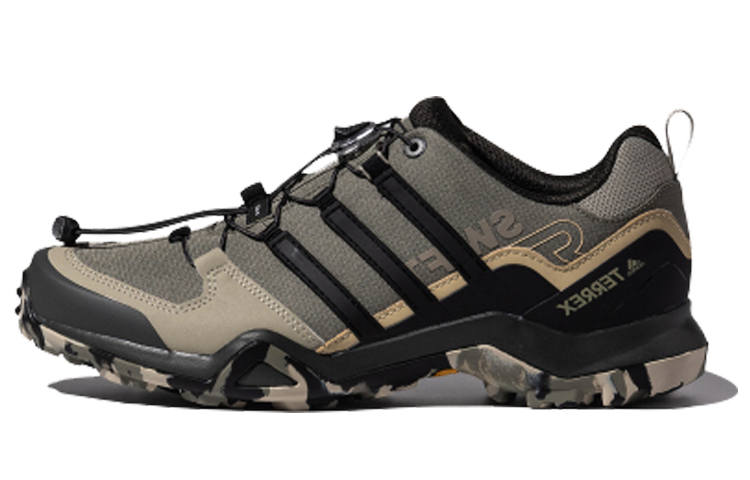 Adidas Adidas Terrex Swift Low top Outdoor Mountaineering Shoes Hiking Shoes Men's Black Brown