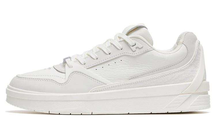 Anta Life Collection Hayward GH Slip Resistant Abrasion Resistant Low top Skateboard Shoes Men's White