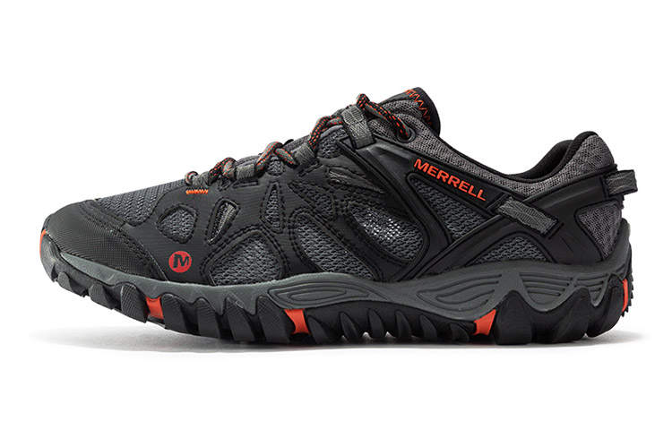 MERRELL All Out Blaze Fabric Slip Resistant, Abrasion Resistant, Breathable, Lightweight Low top Outdoor Shoes Men's