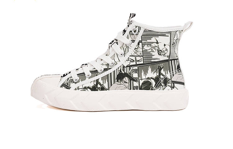ISTEP High top Canvas Shoes Men's Black