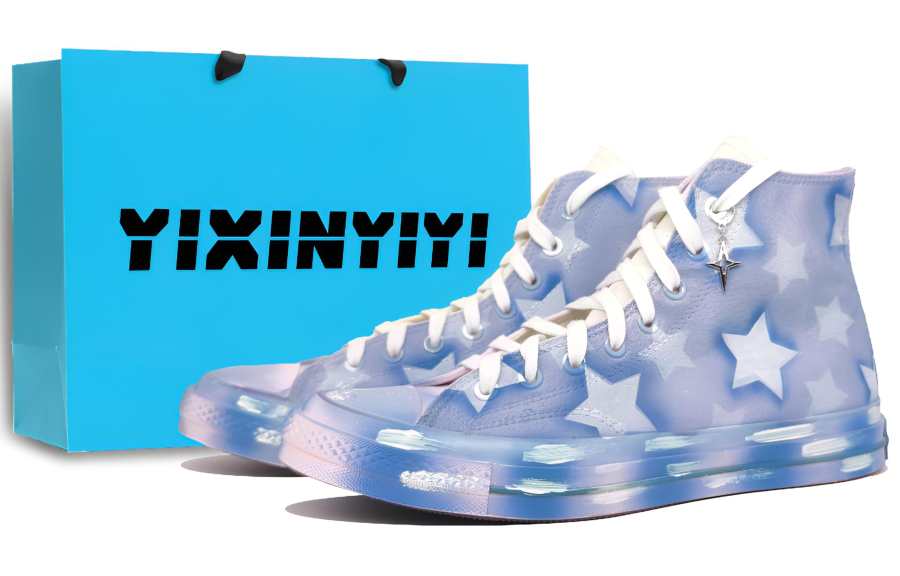 Converse Converse Chuck 70 High top Canvas Shoes Unisex Star Cloud Blue
