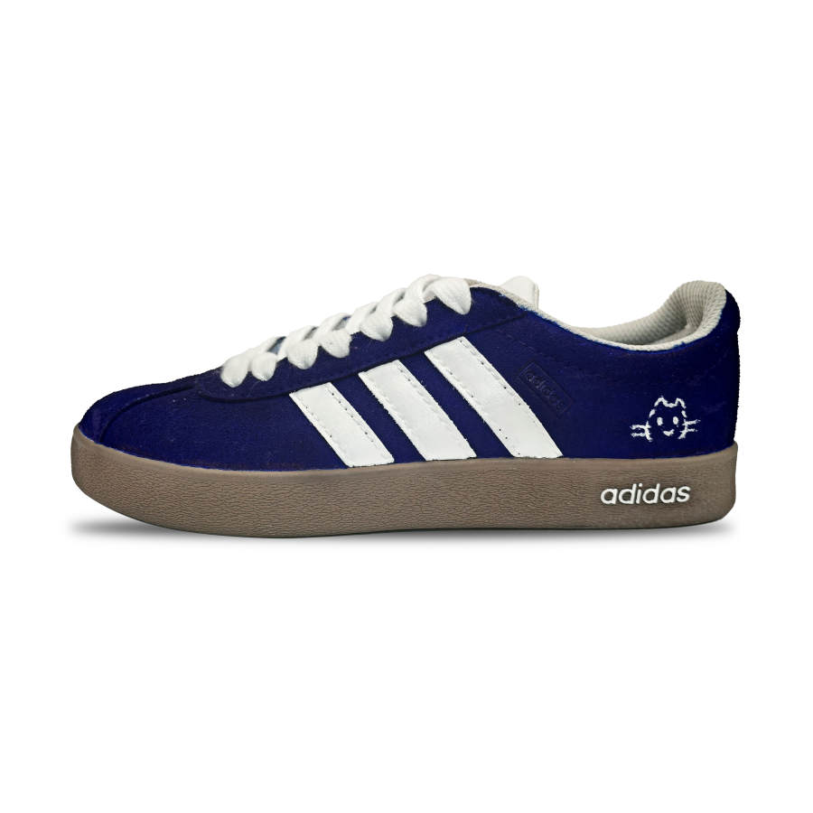Adidas Adidas VL COURT 2.0 Dark Blue Wild Fun Balance Low top Skateboard Shoes Unisex Blue White