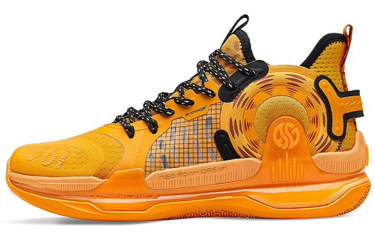 361° Cushioning Slip Resistant Abrasion Resistant Mid top Basketball Shoes Men's