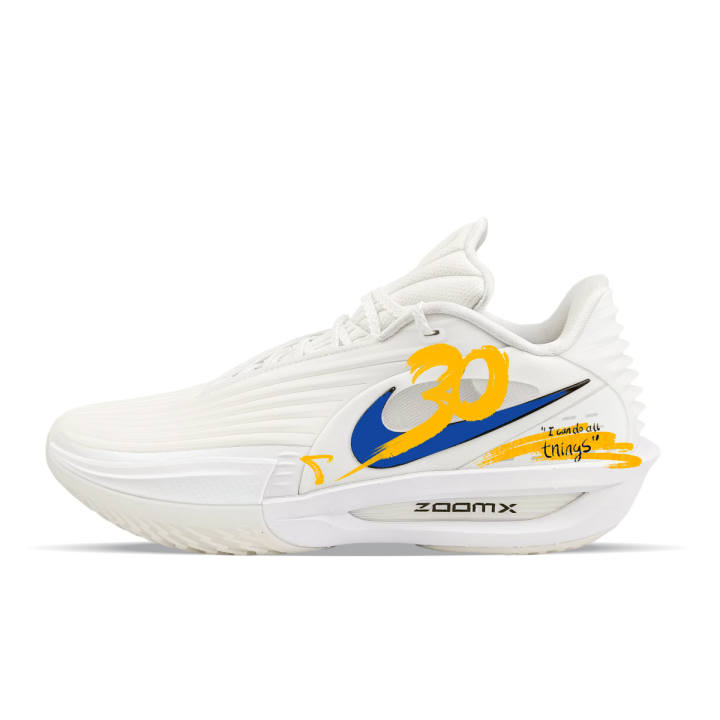 Nike Nike GT Cut 3 Turbo BNK White Shadow 30 Court Elf Comfortable Cushioning Abrasion Resistant Cushioning, Wear Resistant