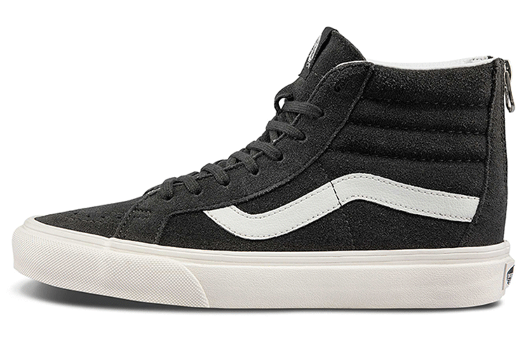 Vans Vans Unisex SK8 High Top Sneakers Grey Charcoal Grey
