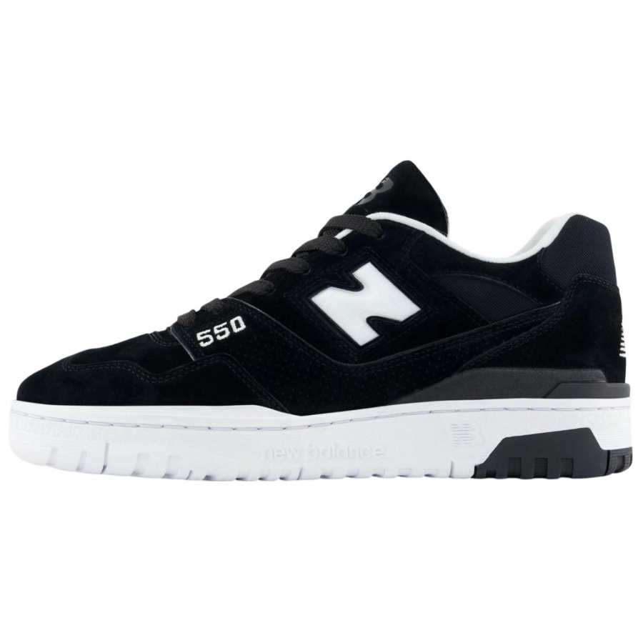 New Balance New Balance NB 550 Comfortable Low top Vintage Basketball Shoes Unisex Black White