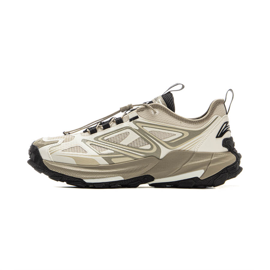 Li-Ning Li Ning Outdoor CF Tracing, Yijie 2.0 V2 Slip Resistant Abrasion Resistant Low top Hiking Shoes Unisex Beige Umber
