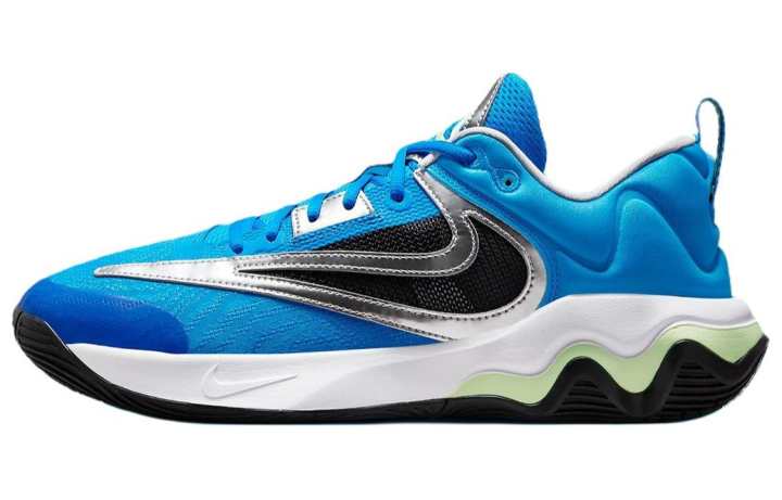 Nike Nike Giannis Immortality 3 Cushioning Abrasion Resistant Low top Basketball Shoes Men's Blue Silver