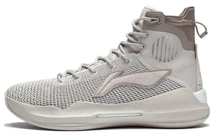 Li-Ning Li Ning YuShuai 13 Boom Sand Hawk Slip Resistant, Abrasion Resistant, Lightweight High top Basketball Shoes Men's Gray