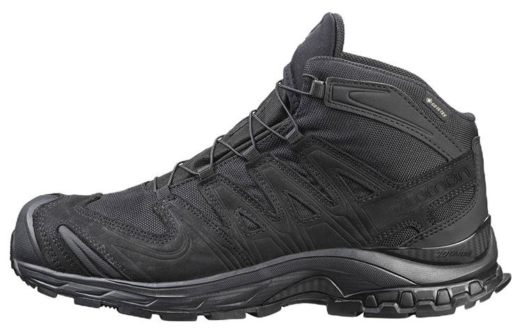 SALOMON XA FORCES GTX Abrasion Resistant Mid top Mountaineering Hiking Shoes Unisex Black