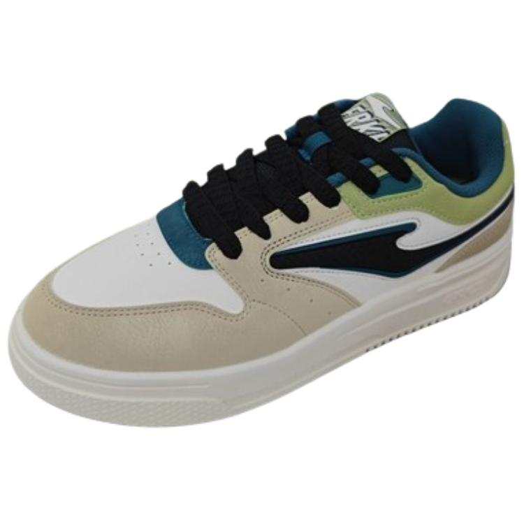Erke Teng Yun Synthetic Leather Slip Resistant Cushioning Slip Resistant Cushioning Low top Skateboard Shoes Men's