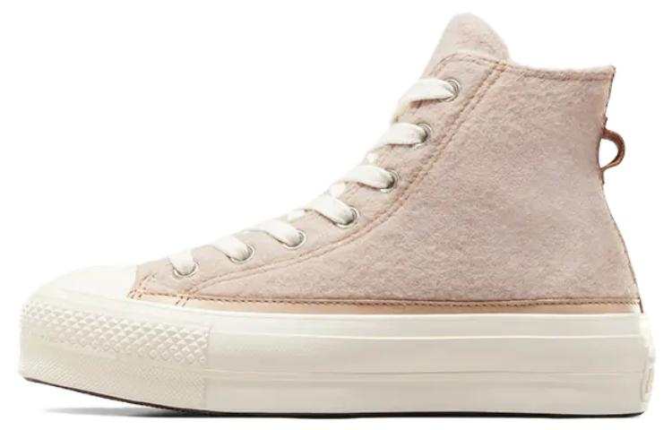 Converse Chuck Taylor All Star Wmns Converse Lift Platform High 'Faux Mohair - Egret' Women's