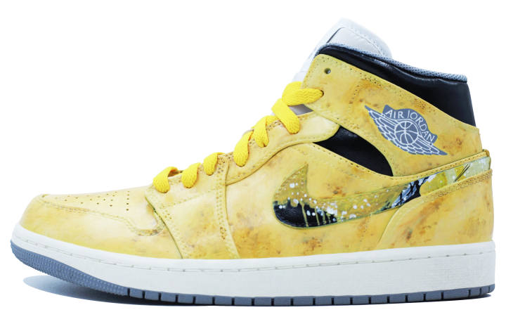 Jordan Jordan Air Jordan 1 The Imperial Robe Upon One Leather Coverage Abrasion Resistant Slip Resistant