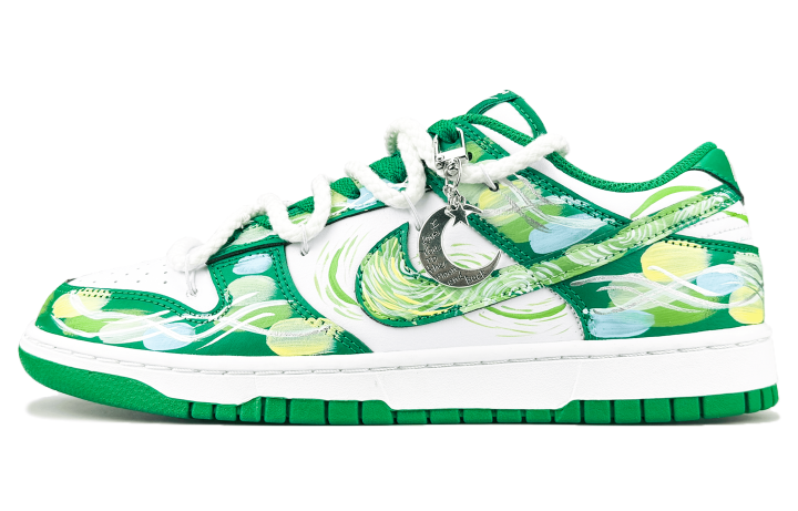 Nike Nike Dunk Firefly Forest Low top Skateboard Shoes Unisex White Green