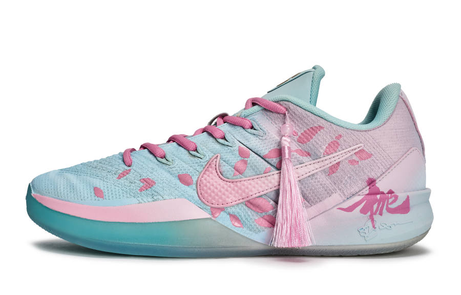 Nike Nike Sabrina 3 811 Manufacturing, Canglang Peach Blossom Abrasion Resistant Abrasion Resistant Low top Basketball Shoes