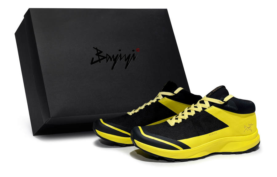 Arcteryx Arc'teryx Aerios Fl 2 811 Manufacturing, Flame Mystic Realm Yellow, Special Shoe Box Mid top Hiking Shoes Unisex