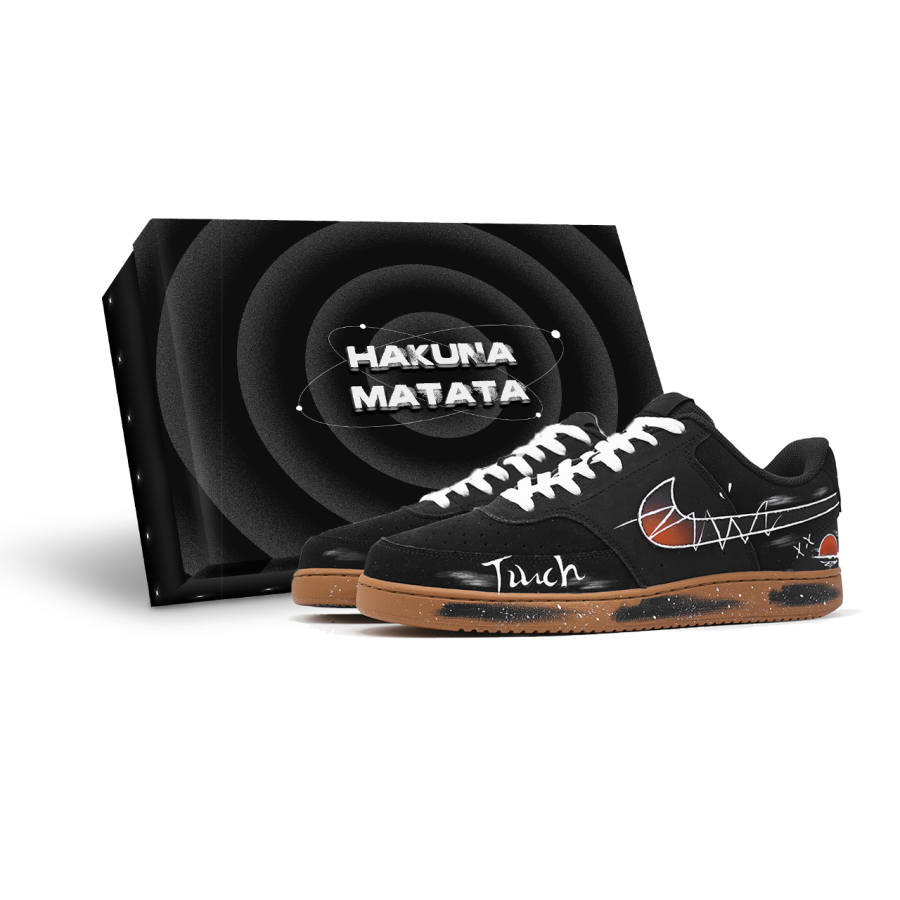 Nike Nike Court Vision 1 Sunset Time Synthetic Leather Cushioning, Wear Resistant Low top Skateboard Shoes Men's