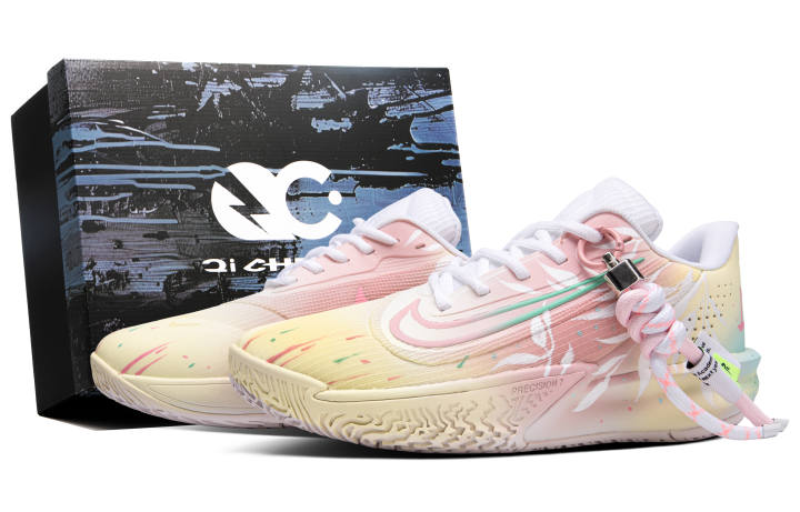 Nike Nike Precision 7 Misty Spring Box Slip Resistant Abrasion Resistant Slip Resistant Abrasion Resistant Low top