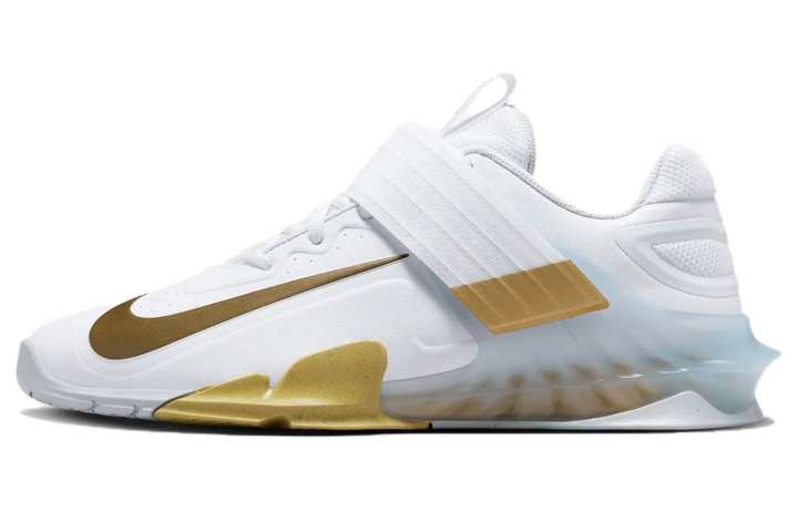 Nike Nike Savaleos Cushioning Abrasion Resistant Low top Training Shoes Unisex White Gold