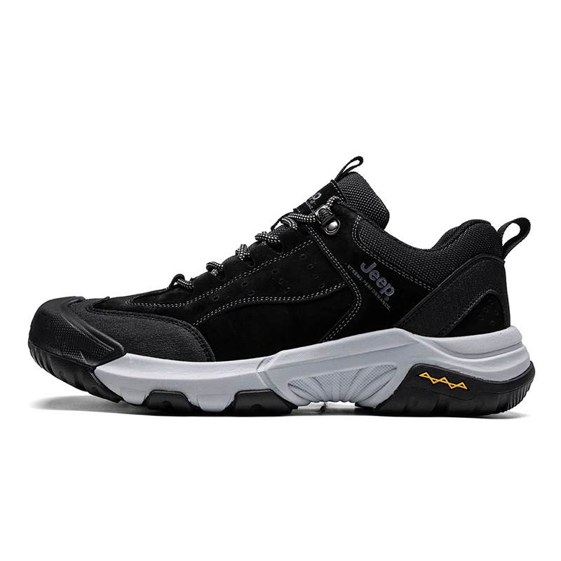 Jeep Cushioning Abrasion Resistant Slip Resistant Low top Mountaineering Hiking Shoes Men's