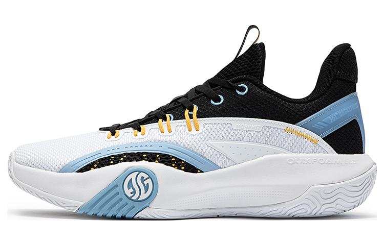 361° Low top Basketball Shoes Men's White Black