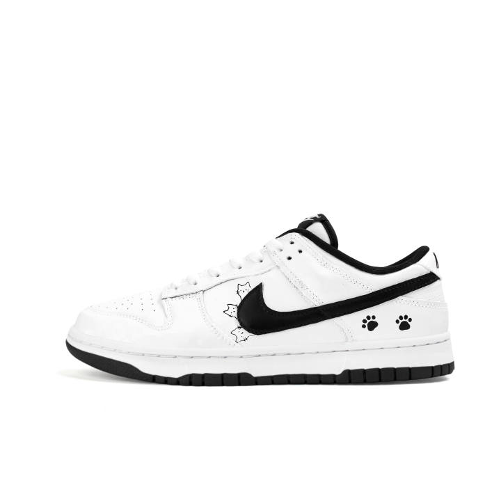 Nike Nike Dunk Abrasion Resistant Low top Skateboard Shoes Unisex White