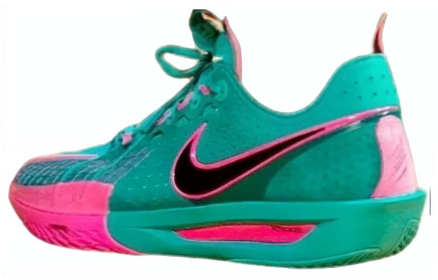 Nike Nike G.T. Cut 3 PE Abrasion Resistant Breathable Low top Basketball Shoes Men's Blue Green