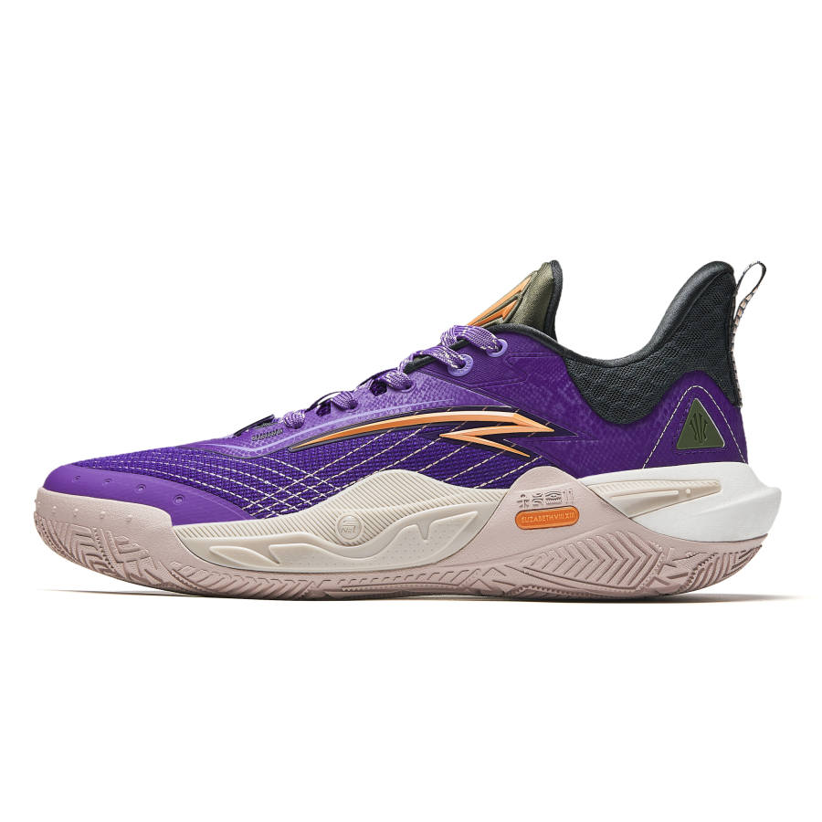 Anta KAI 1 SPEED Low top Basketball Shoes Men's Purple Gray