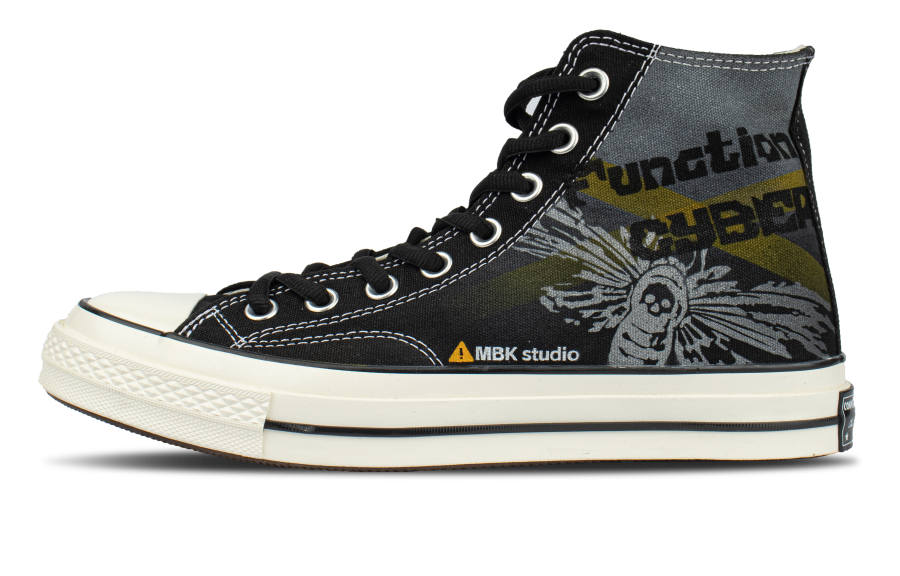 Converse 1970s Lightweight Coverage High top Yellow Canvas Shoes Unisex Black Yellow
