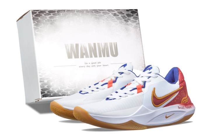 Nike Nike Precision 6 Basketball Shoes Men's Low Top White/Red/Blue