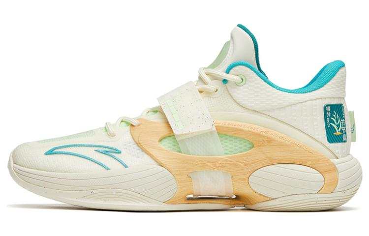 Anta KT SPLASH V Tree Planting Day Leather Cushioning Slip Resistant Abrasion Resistant Low top Basketball Shoes Men's