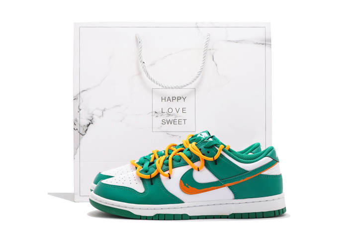 Nike Nike Dunk Coverage Abrasion Resistant Low top Skateboard Shoes Men's Emerald Green