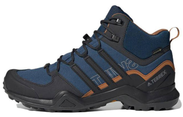Adidas Adidas Terrex Swift Mountaineering & Hiking Shoes Men's Mid Top Blue/Black