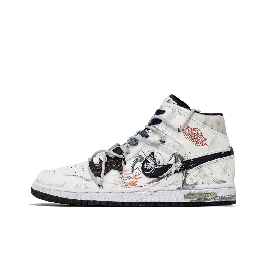 Jordan Jordan Air Jordan 1 Da Vinci Custom, Serpent Auspicious, Farewell To The Old And Welcome The New