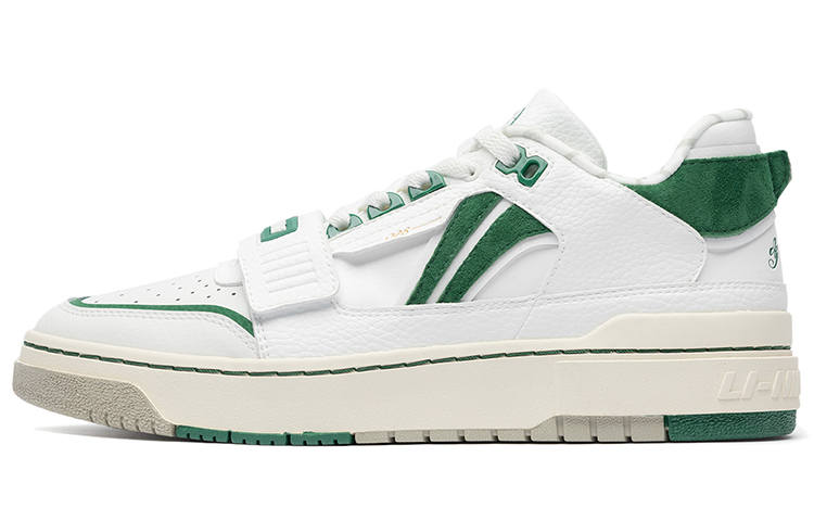 Li-Ning Li Ning Rookie Synthetic Leather, Split Suede Comfortable Slip Resistant, Abrasion Resistant, Lightweight Low top