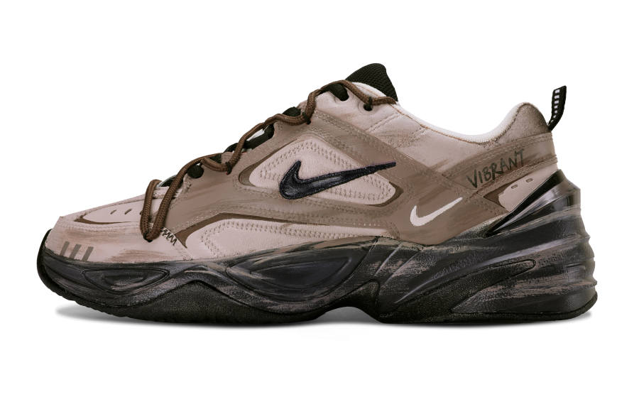 Nike Nike M2K Tekno Abrasion Resistant Abrasion Resistant Low top Chunky Sneakers Unisex Brown