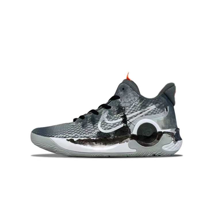 Nike Nike Trey 5 Abrasion Resistant Coverage Abrasion Resistant Coverage Mid top Basketball Shoes Men's Black White Gray